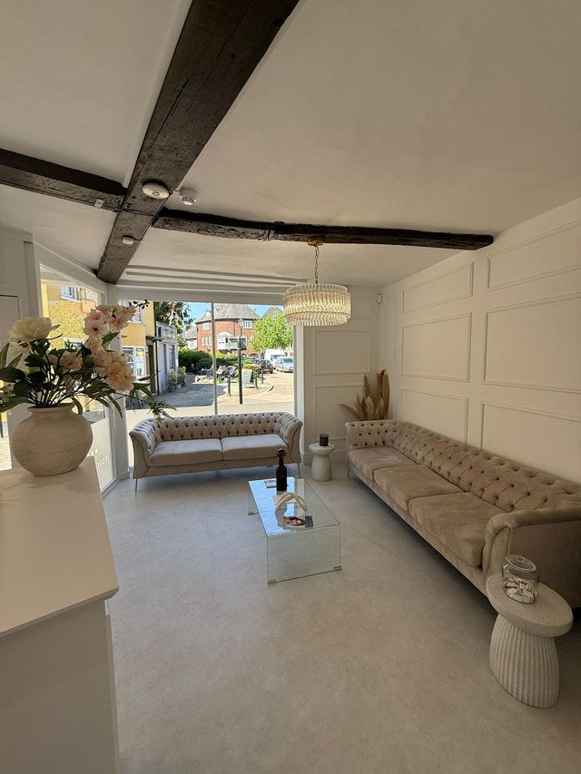 Waiting area at the Petersfield clinic